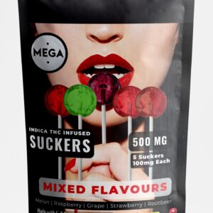 Variety Pack Lollipop Suckers | 100mg x 5 | 500mg THC