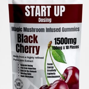 Magic Mushroom Startup Black Cherry Gummies 1500mg