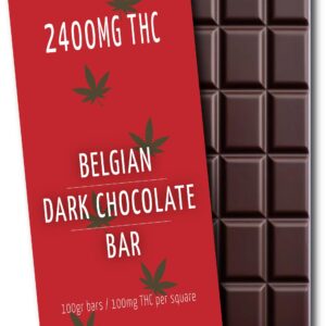 Belgian Dark Chocolate Bar | 2400mg THC
