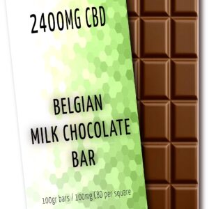 Belgian Milk Chocolate Bar | 2400mg CBD